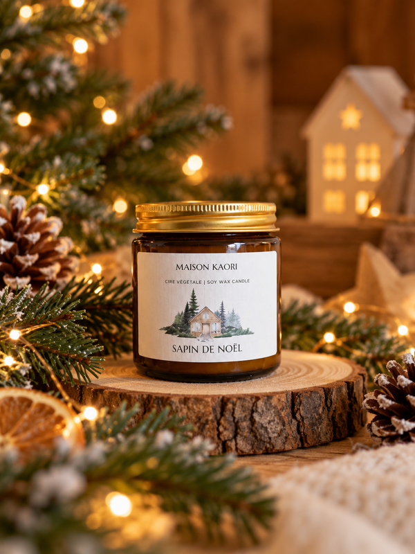 Bougie parfumée - Sapin de Noël - Edition de Noël