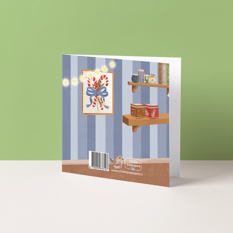 Wenskaart | Kerstkoekjes