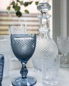 Diamond carafe, clear