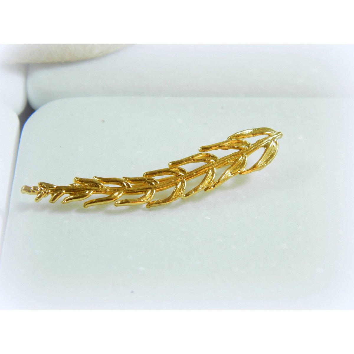 Araucaria Leaf Earrings: Nature Lover Jewelry (Silver or Gold)