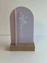 Memorial Spot 'Bloem' - Lila
