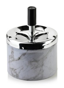 ASHLEY Ashtray 9.3xh12cm marble