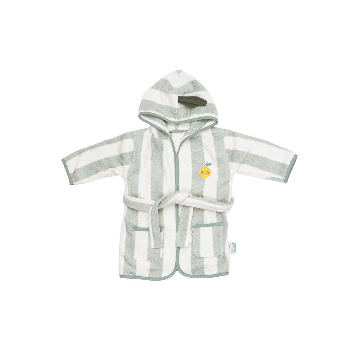 Terry Cotton Kid Bathrobe Lola Lemon