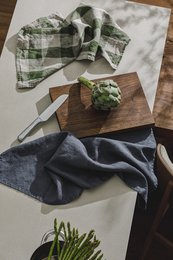Paño de cocina / Azul noche, 100% lino
