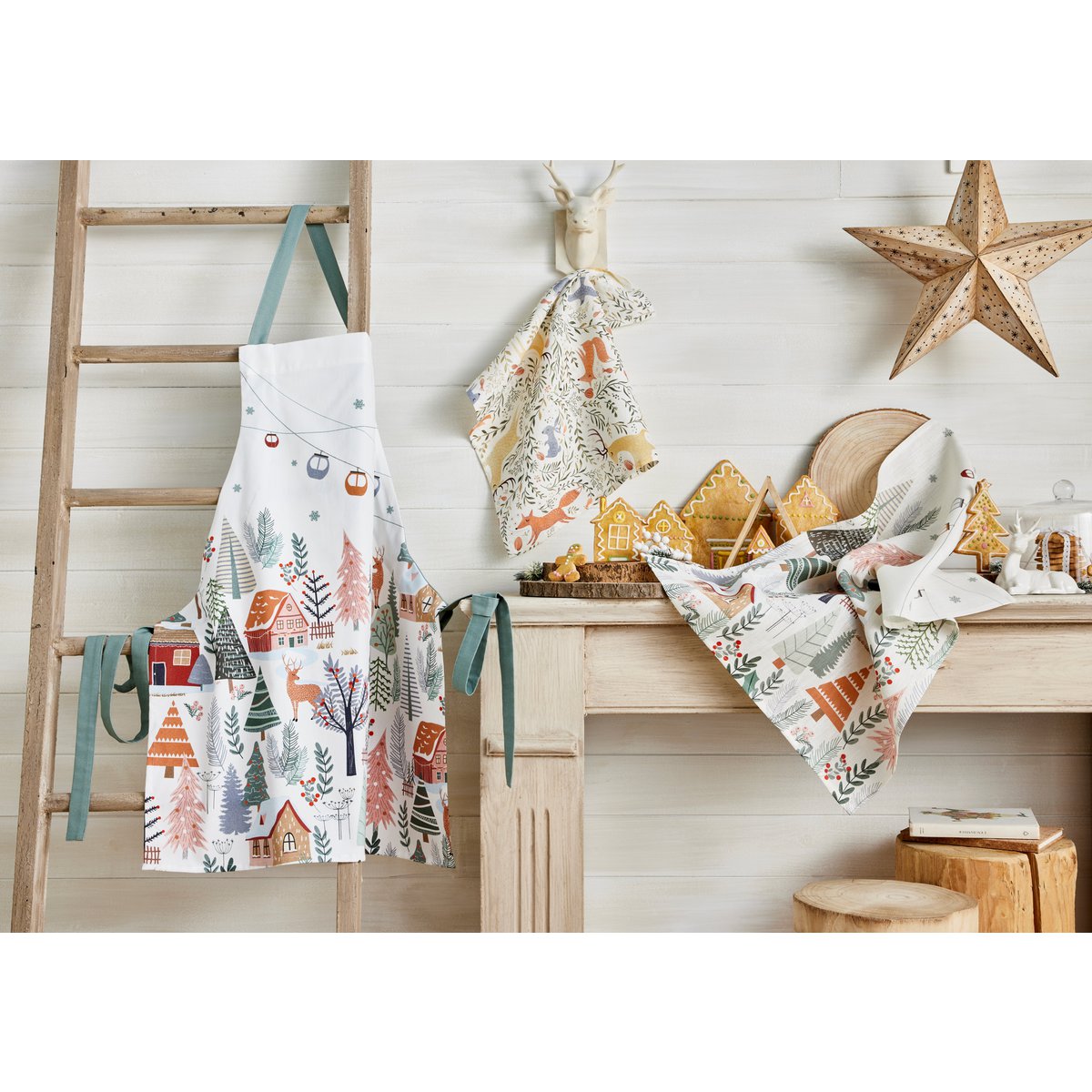 Tea Towel Forêt de Noël