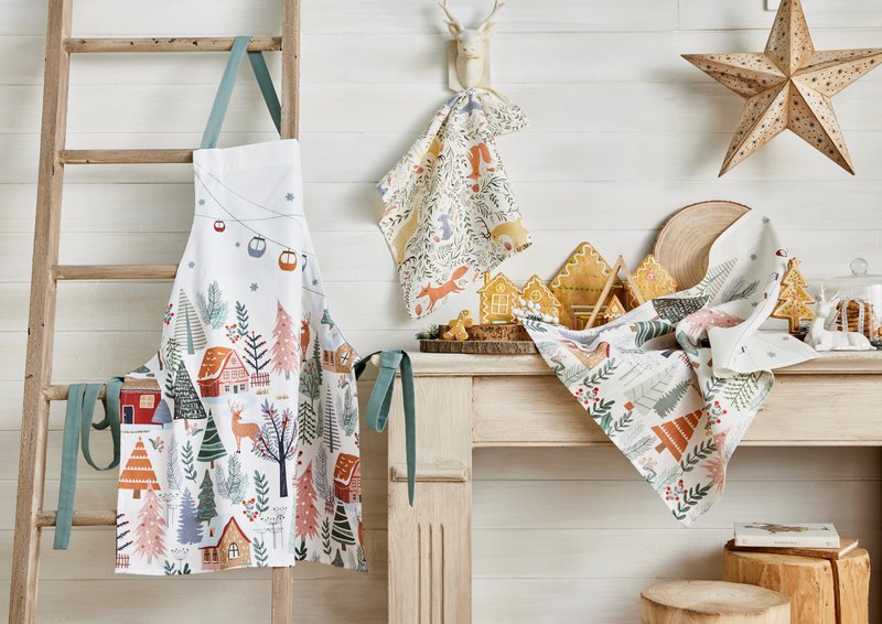 Tea Towel Forêt de Noël
