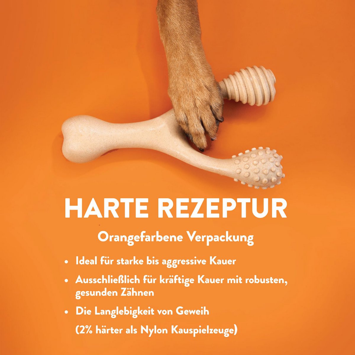 Betterbone honden kauwen botten - mini -hard rundvlees (zonder nylon, CO2 neutraal gemaakt in Europa)