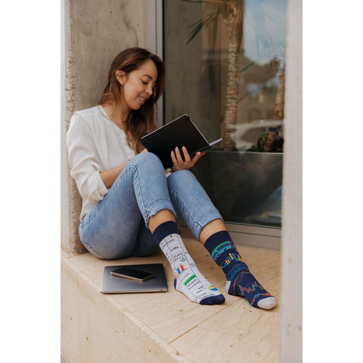 Finance socks | socks for investors - casual mismatched socks