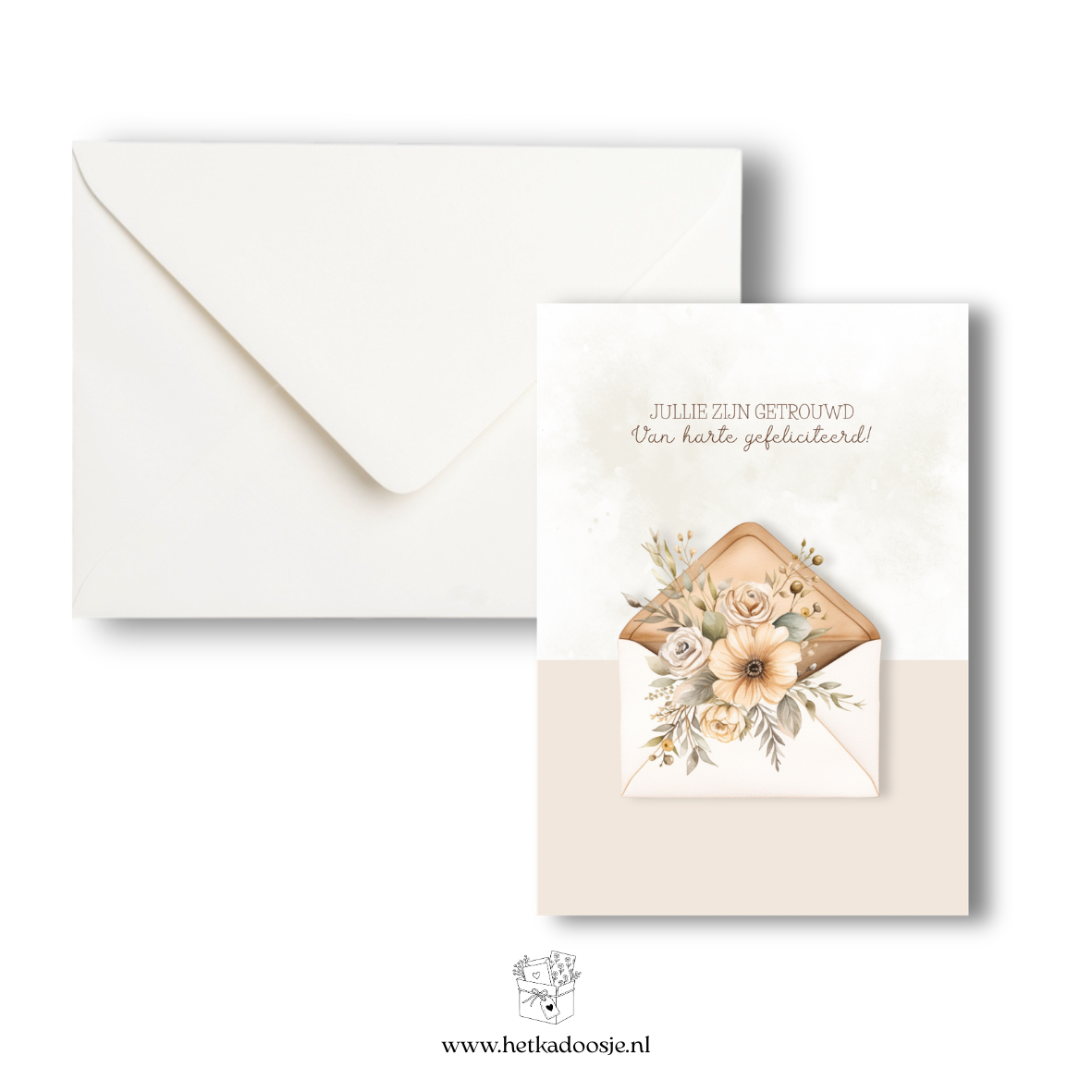 Enveloppe mariage - félicitations