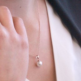 Set di perle di cristallo della luna piena - Oro rosa e cristallo