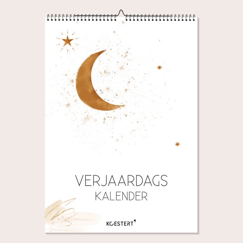 Birthday calendar Moon | A4