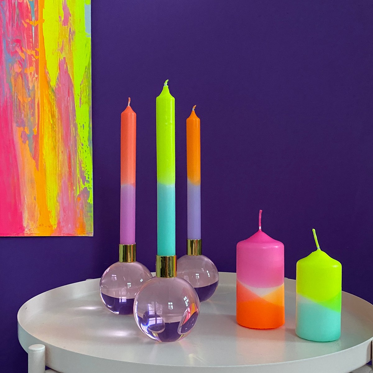 Dip Dye Neon * Pastel Tulips