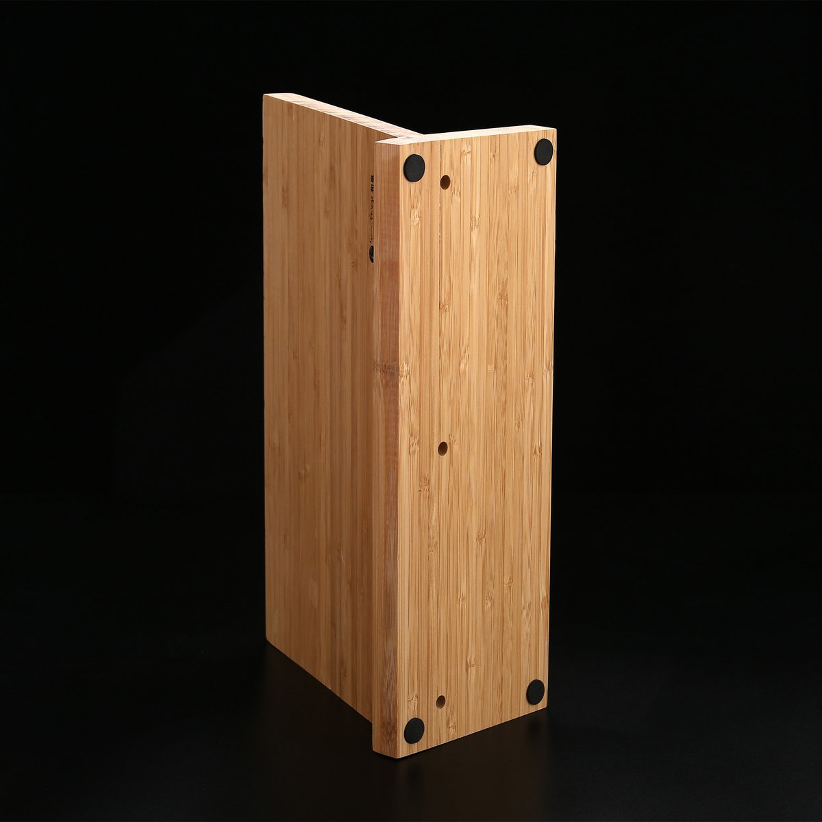 Izumi Ichiago bamboo magnetic knife holder for 5 knives