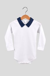 Cotton Long Sleeve V Collar Bodysuit BOD002