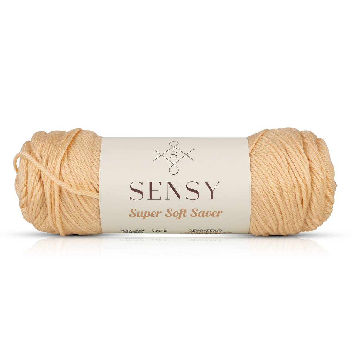 Sensy Super Soft Saver Yarn, 3.5 oz, 190 Yards, Gauge 4 Medium