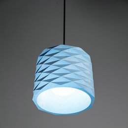 Blaue Farbe konkrete hängende Beleuchtung