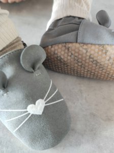 Kinderschuhe RecyStep Maus grau