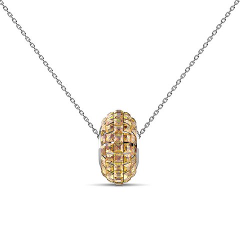 Kragen Roller Perle - Silber und Gold