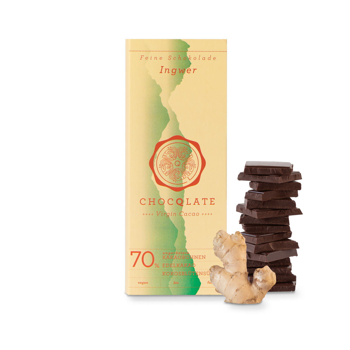 CHOCQLATE organic chocolate GINGER