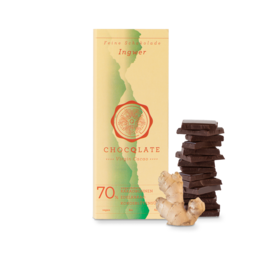 CHOCQLATE chocolate orgánico JENGIBRE