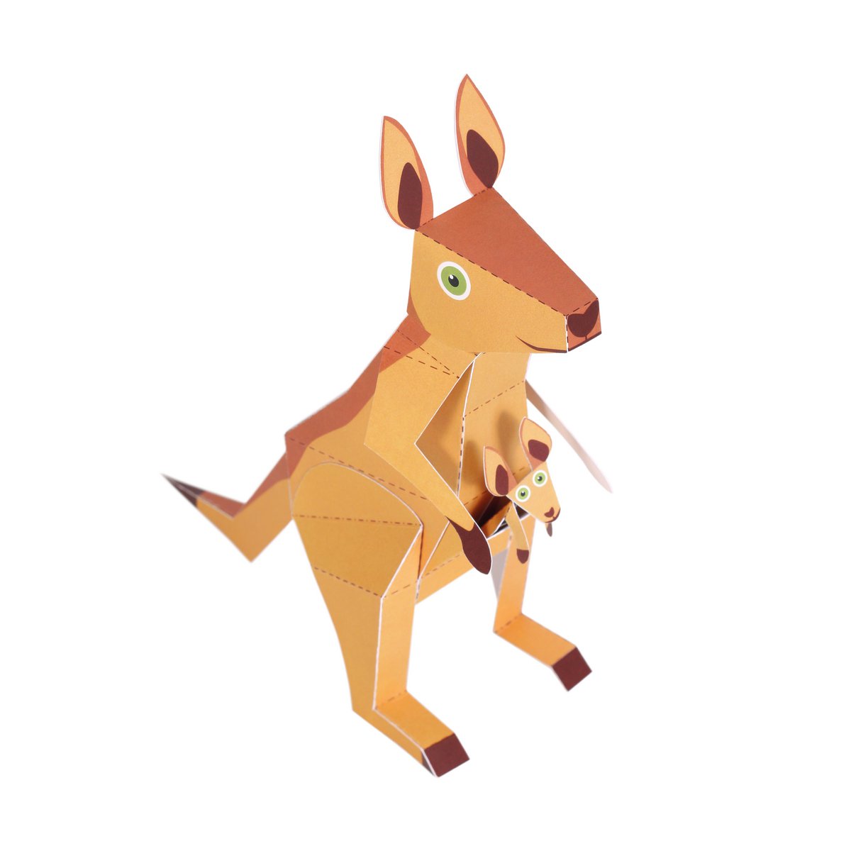 Australian Animals Paper Toys