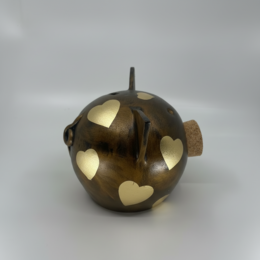 Goldene Flügel | Handgefertigtes Sparschwein
