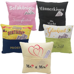SET kussens, 10 stuks, 5-voudig gesorteerd