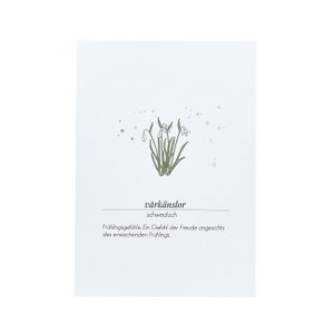 Postkarte - Vårkänslor
