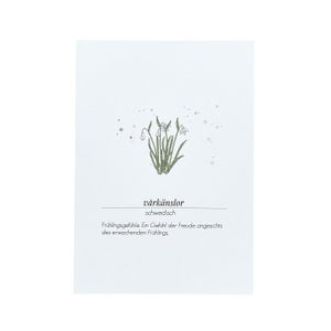 Postkarte - Vårkänslor