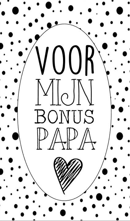 Kleine Dankeskarten 5 x 8,5 Für meinen Bonus-Papa