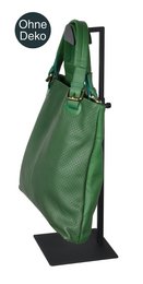 Display stand for handbags, stainless steel, height adjustable