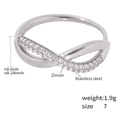 Michelli - Double Layer Cross Gold Ring