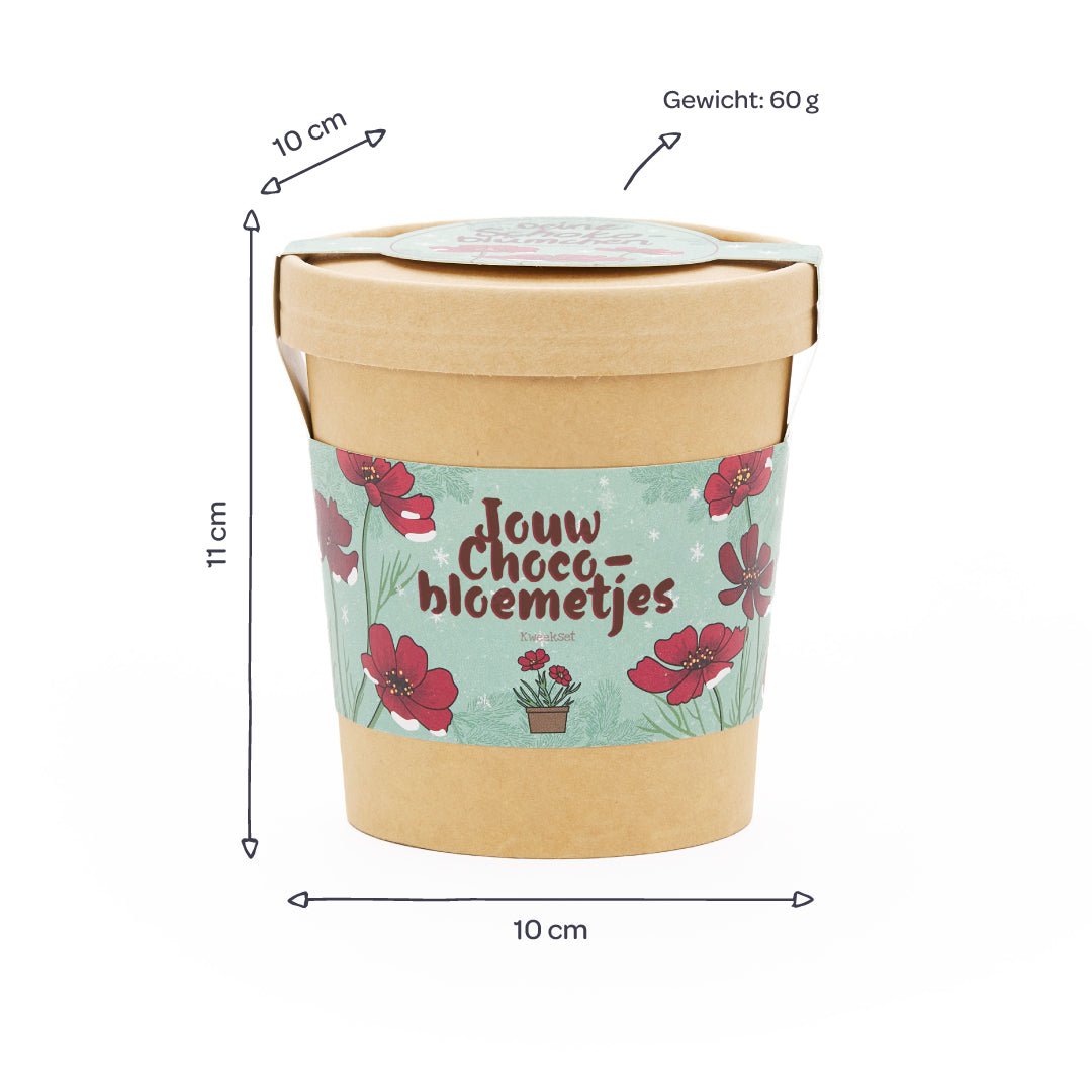 Chocoladebloemen uit de beker (NL)