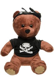 PLUSH PIRATE BEAR 2ASS