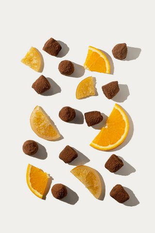 Kandierte Orangen-Schokoladentrüffel – Großpackung
