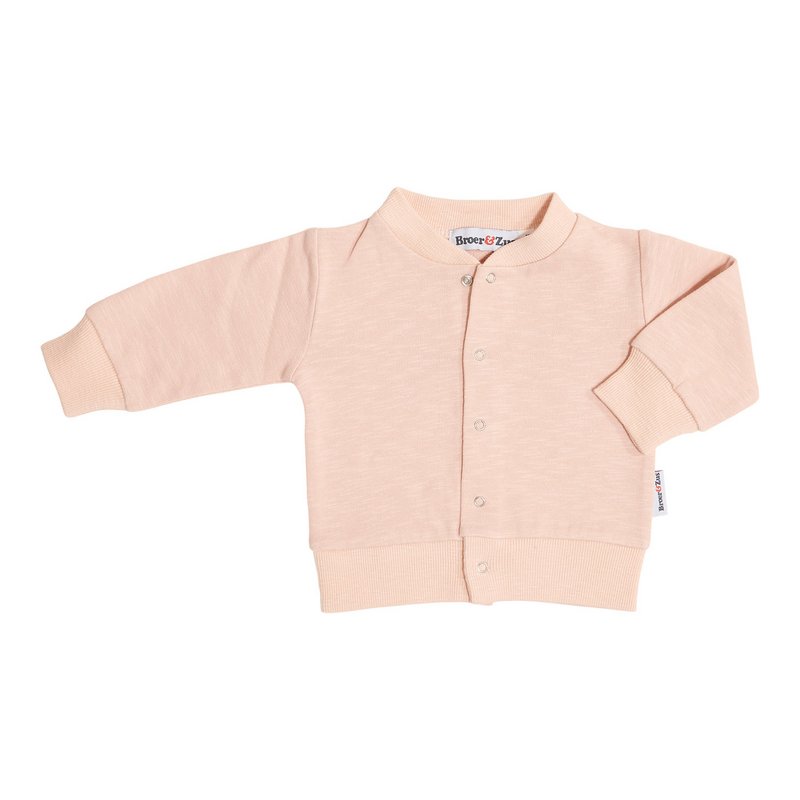 Baby Strickjacke schweißrosa