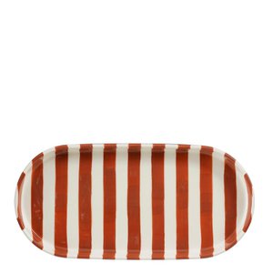 Neva plate oval red