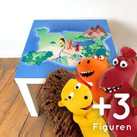 Play mat - Little Dragon Coconut Dragon Island including figures