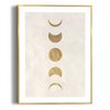 Schilderij Slim Frame Moonphases 40x30
