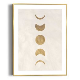 Quadro Cornice Slim Fasi Lunari 40x30