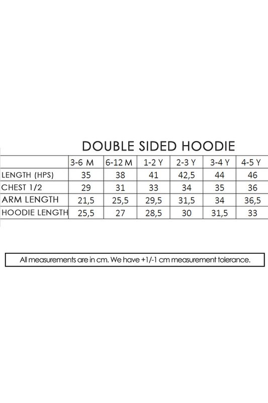 Double-Sided Reversible Hoodie - Happy Doodles