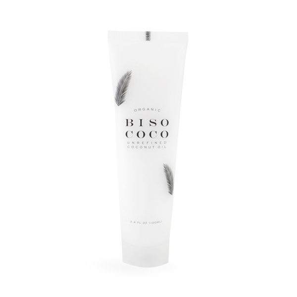 Bisococo Huile de Coco 100% Bio - Tube - Huile de Coco Nourrissante pour la Peau et les Cheveux