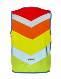 Giacca arcobaleno rossa combinata