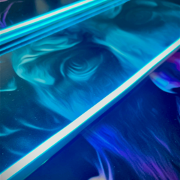 Zeus Pop Blue Band | Arte della parete a LED