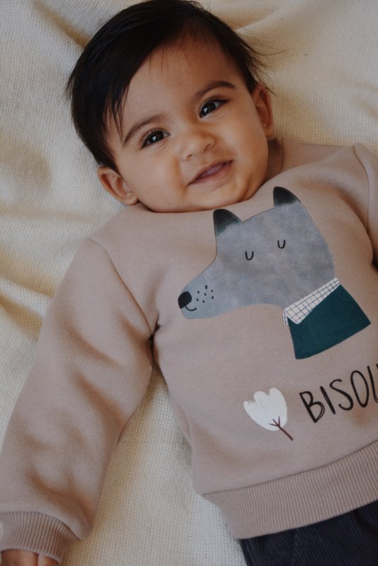 Valentin sweatshirt - Wolf