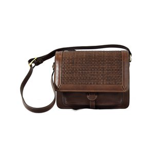 Leren damestas 27 cm. lengte x 23 cm hoogte