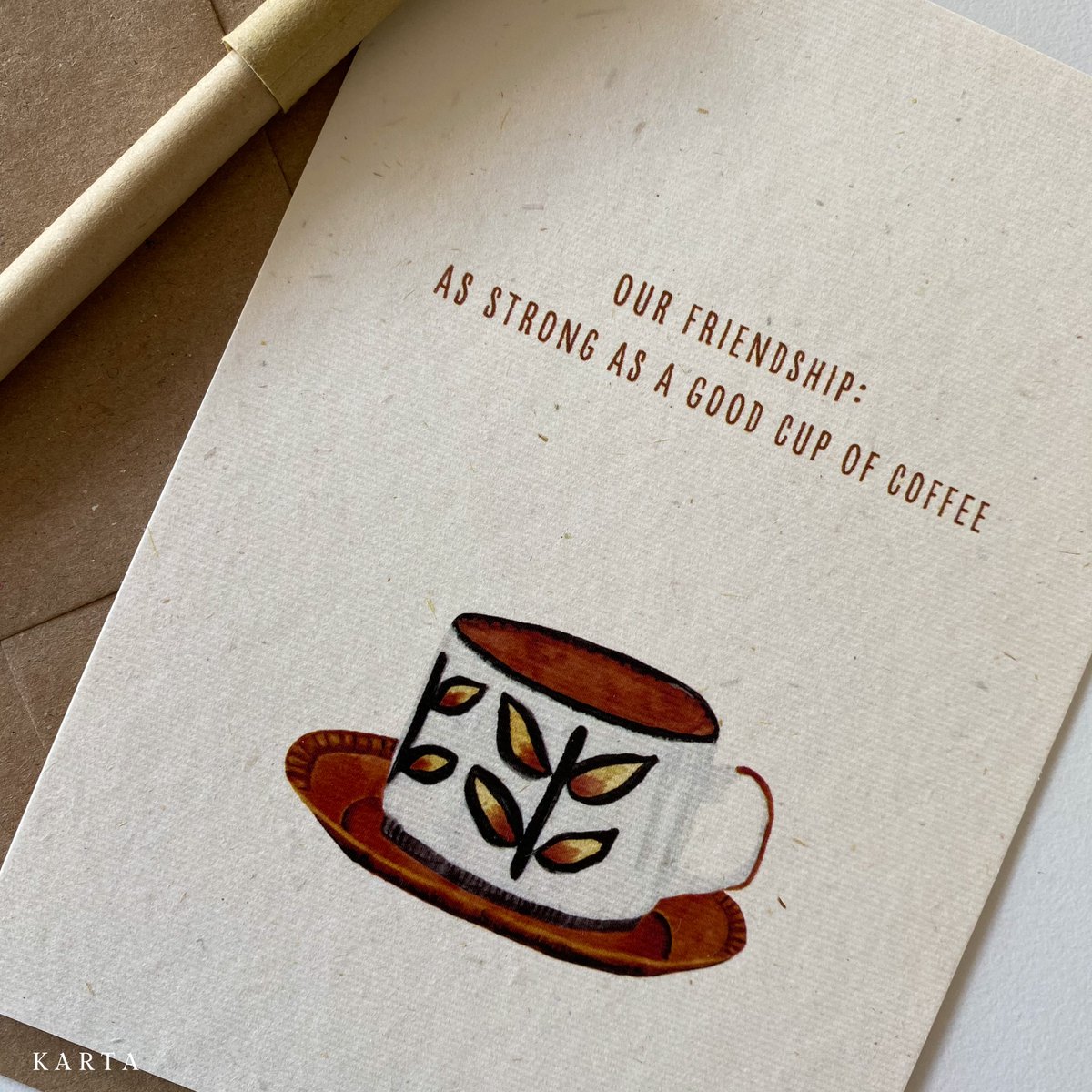 Tarjeta de felicitación - taza Boch