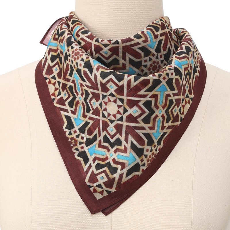 Brown Silk Neckerchief
