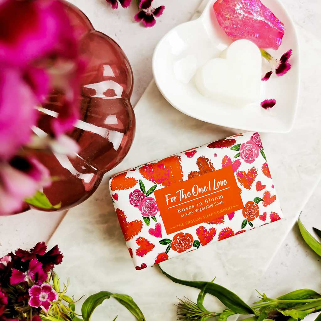 ENGLISH SOAP C° 190g zeep - For The One I Love - Roses