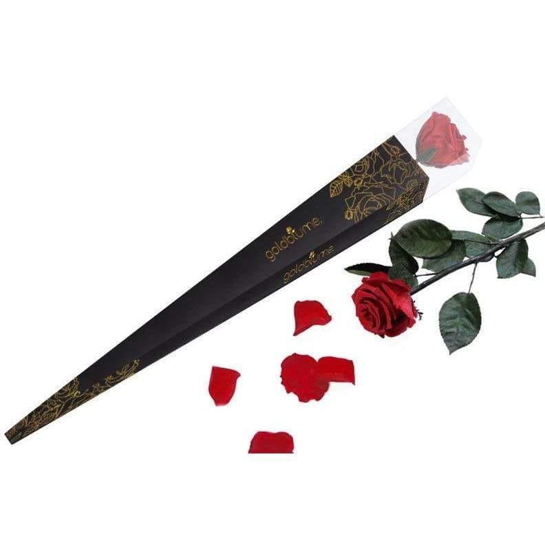 Rosa cielo de tallo largo